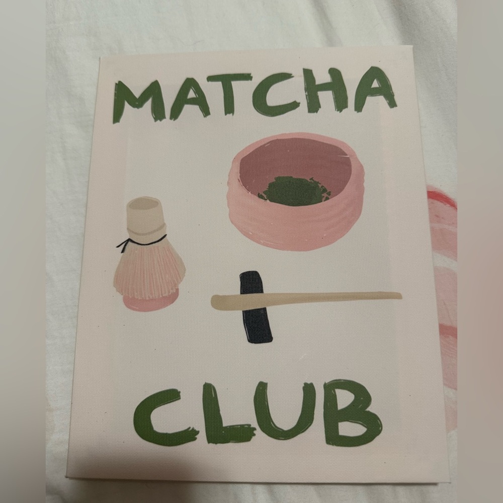 Matcha Club Canvas Art